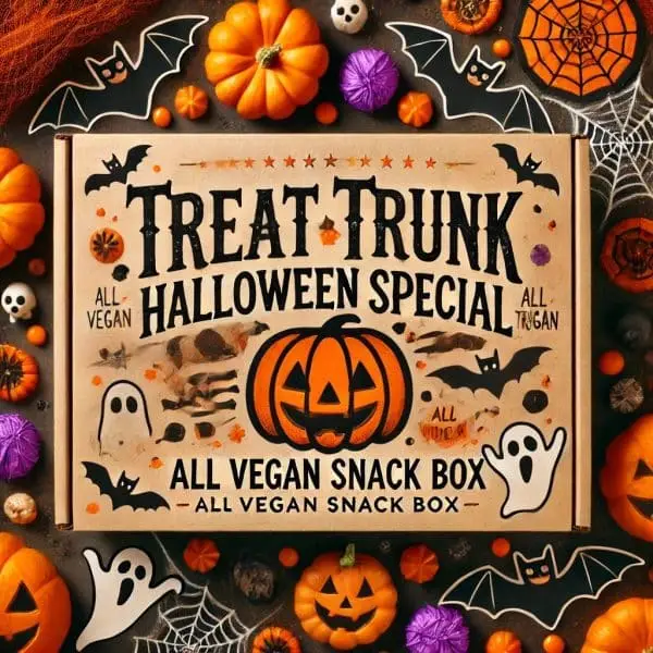 halloween vegan snacks box